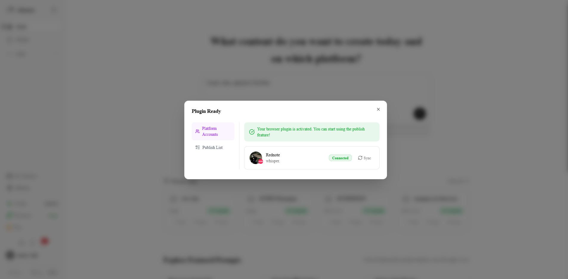 After logging in, refresh the page to see the account is authorized