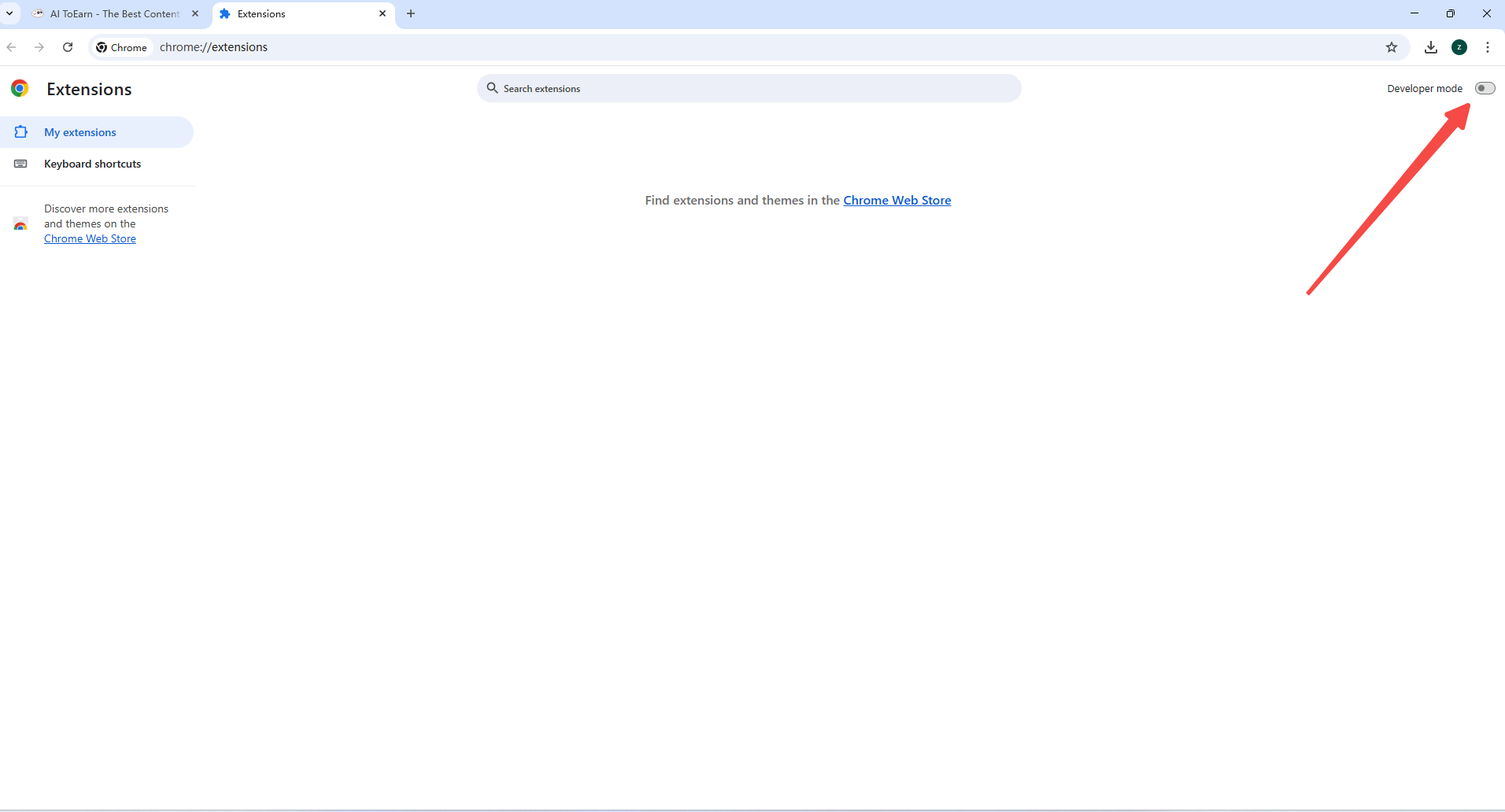 开启开发者模式